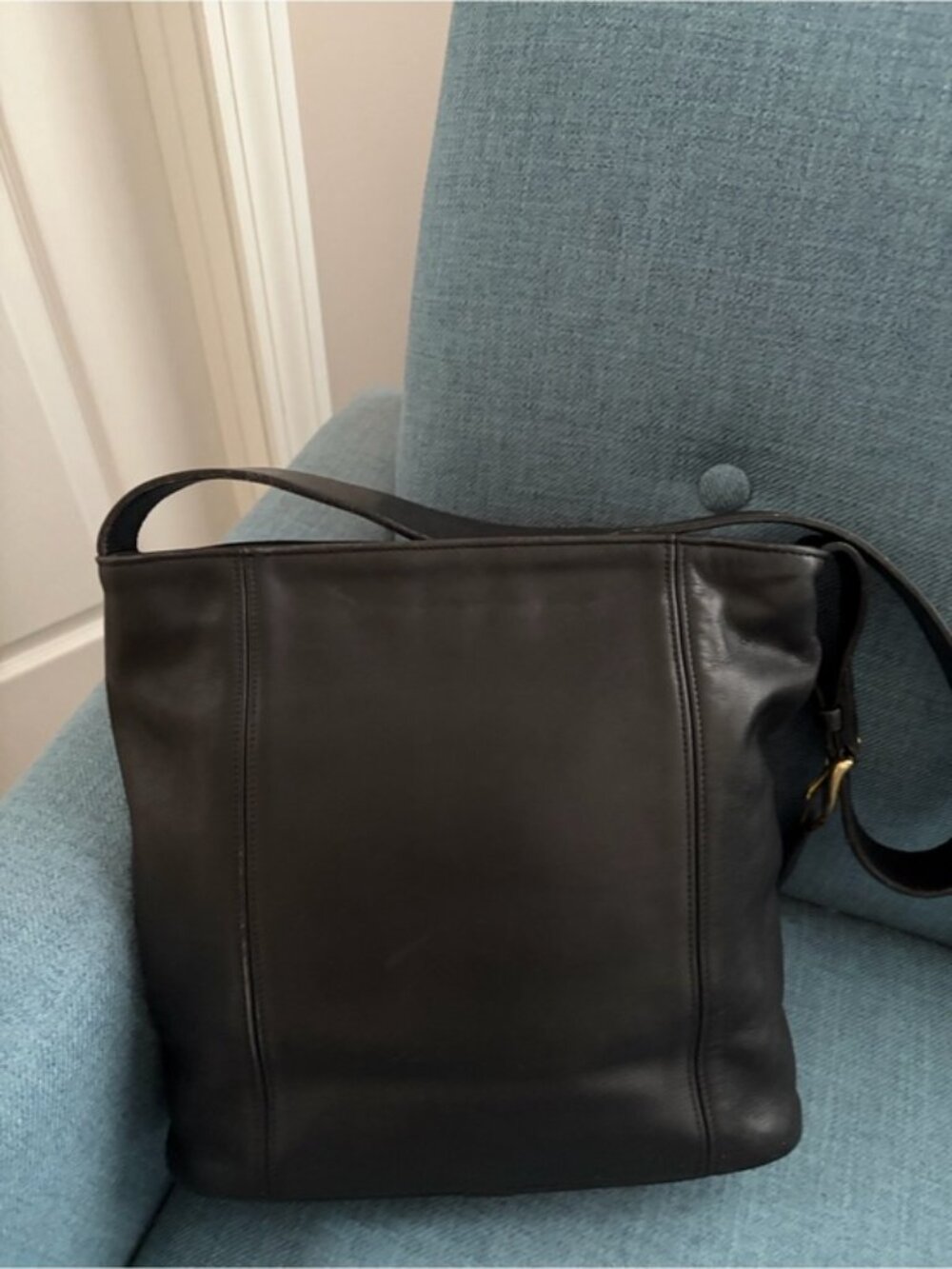 Coach Bag Vintage 4169 Soho Erickson Black Leather Shoulder Bag Hobo Bag - Picture 5 of 15